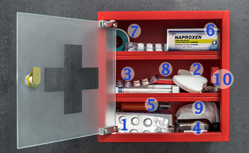 Public preview image from the official Home Doctor book page for the medical-supplies section.